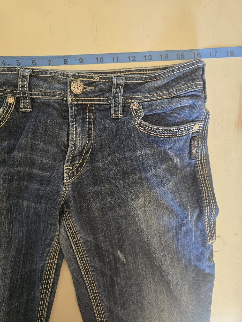 Silver Bootcut Jeans - Picture 5 of 5